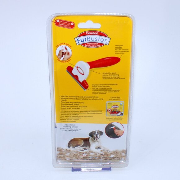 Furbuster Professional De-Shedding Tool Large 4" - Picture 2 of 2